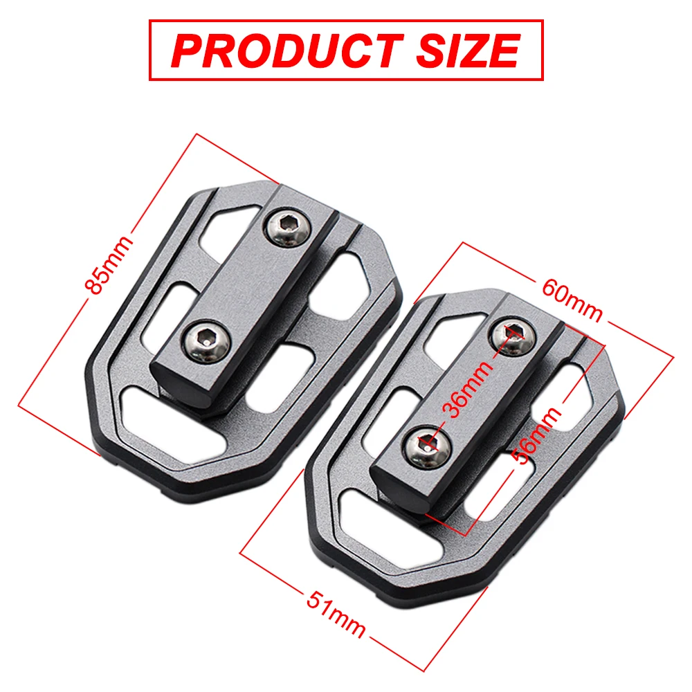 Norsson – repose-pieds larges en aluminium pour moto, pour BMW G310GS F750GS F850GS R1200GS R Nine T Scrambler