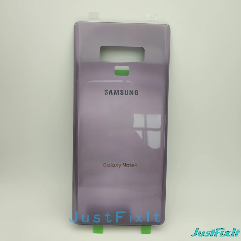 Purple Для Galaxy Note9 Note 9 N9600 SM-N960f Телефон задняя батарея Дверь с инструментами стеклянный корпус задняя крышка чехол - Цвет: Purple
