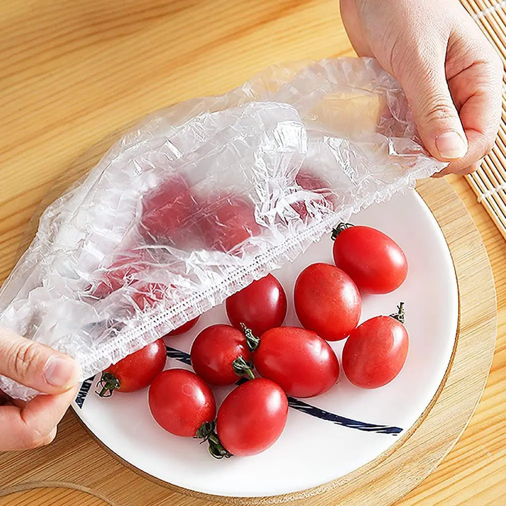 95pcs Reusable Durable Food Fresh Storage Covers For Bowls Elastic Plate Lid Vacuum Bags Kitchen Seal | Дом и сад