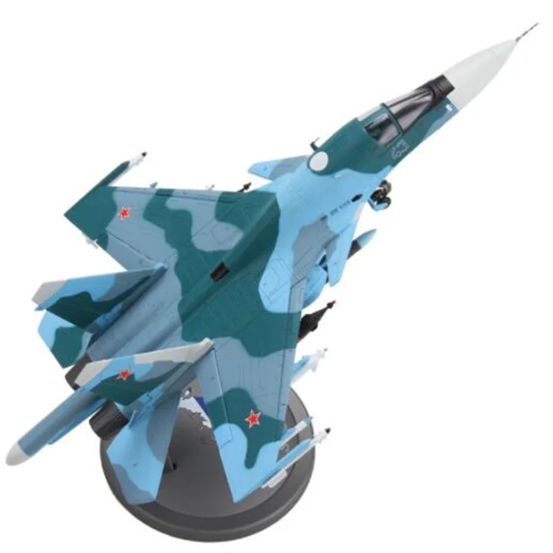 Коллекционная 1/72 сухой Su-34 с трёхмерными чертёжами Утконос бомбер статического su34 сплава литья под давлением игрушка Air Force с трёхмерными чертёжами детские подарки