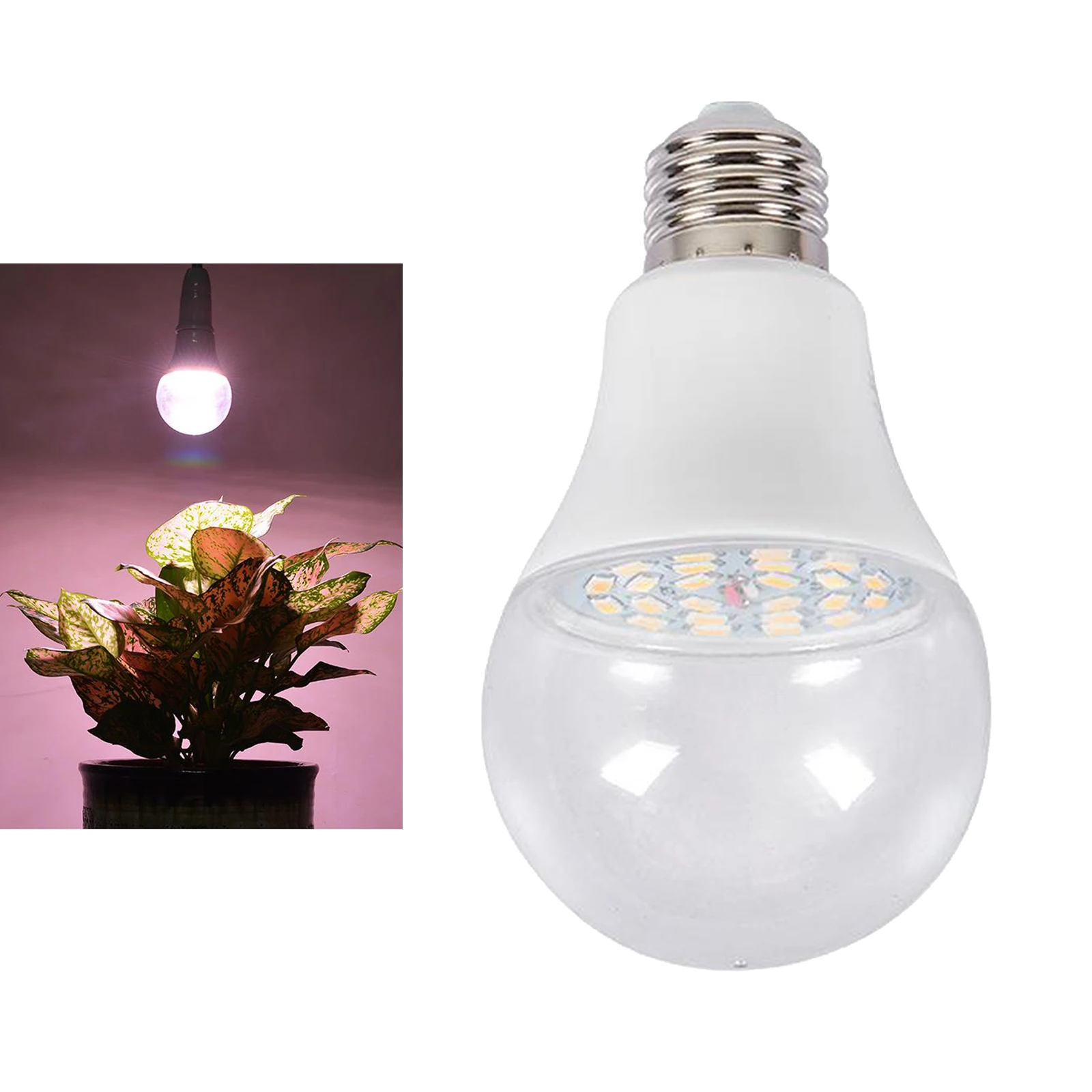 

Светодиодный светильник лампа E27 для выращивания растений светильник ПА для выращивания цветов, лампы для гидропоники, теплицы