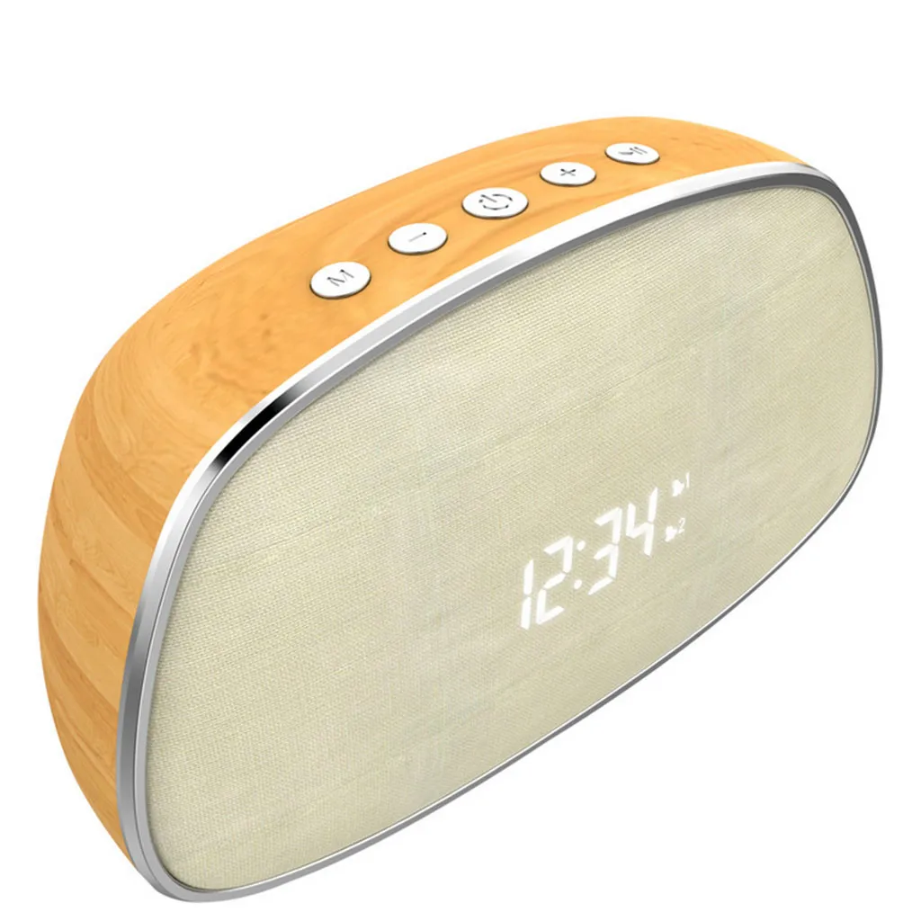 HIPERDEAL Ретро деревянный bluetooth динамик FM радио Будильник беспроводной bluetooth динамик портативный открытый bluetooth динамик FM