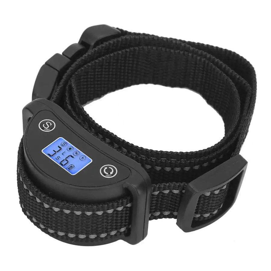 Многофункциональный ошейник с антилай вибрация электрическим током и ЖК экраном