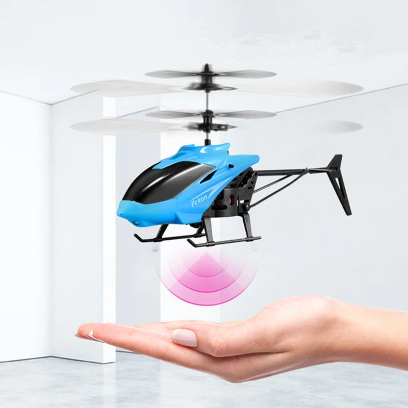 

Remote Control Flight Helicopter Infrared Sensor Toys Mini RC Drone Induction Levitation Toys Christmas New Year Gifts 2022
