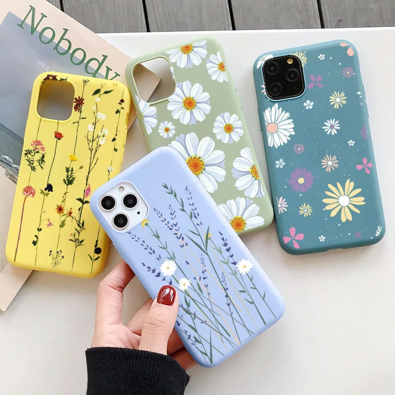 

Luxury Flower Case na For Xiaomi Redmi Note 9 8 8T 9S 7 10 Pro 5 10S 9C Mi Poco X3 NFC A3 8 9 SE 9T 10 11 10T Lite Pro TPU Cover