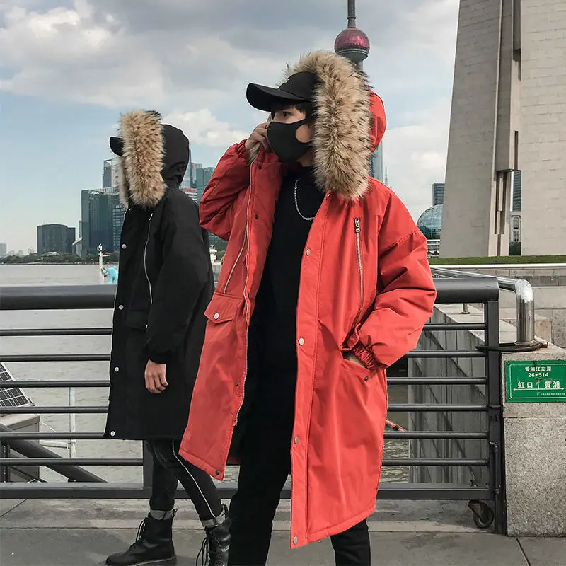 Новая зимняя куртка для мужчин-25 градусов утолщенная Теплая мужская парка с