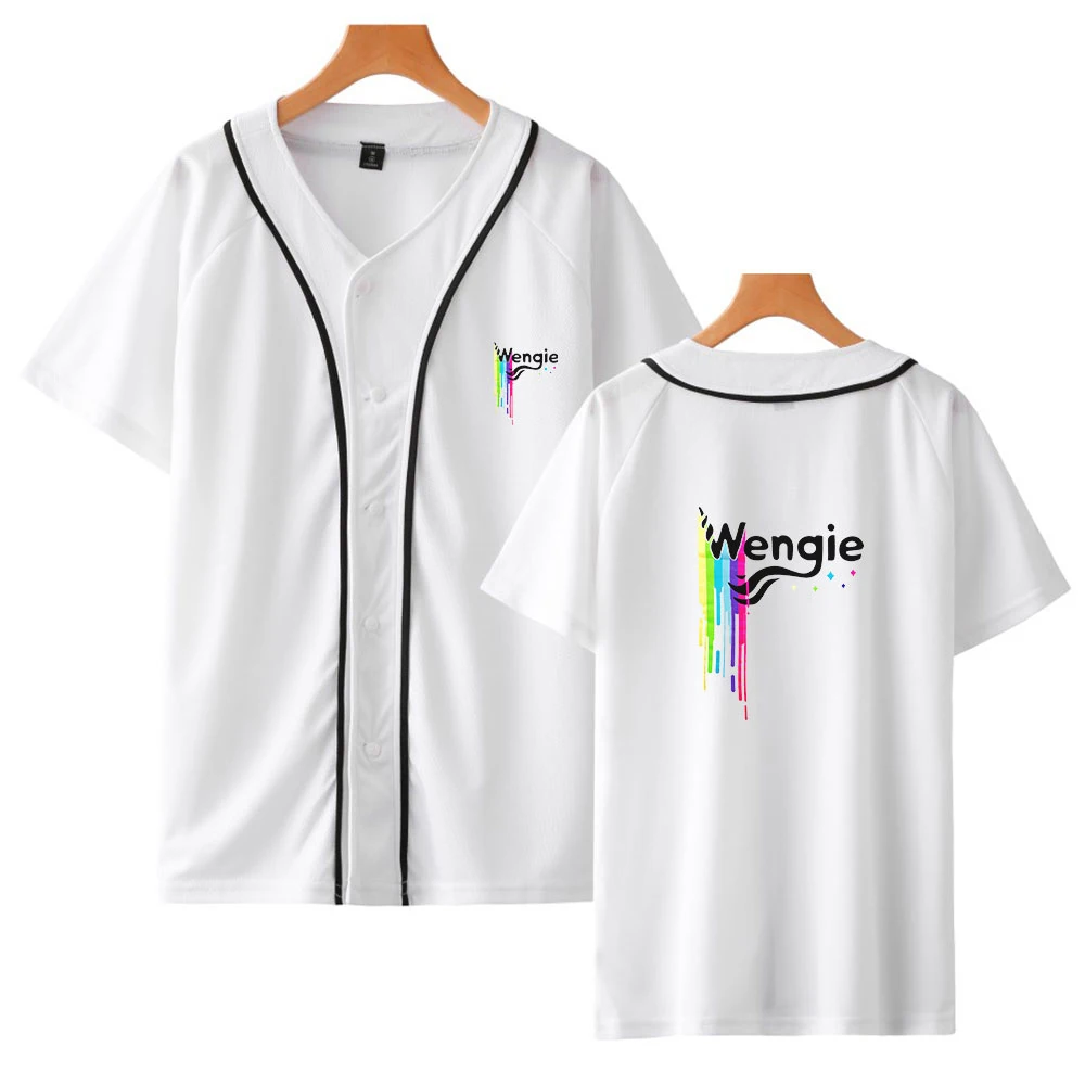 

Wengie Fashion Prints Baseball T-shirts Women/Men Summer Short Sleeve Tshirt Hot Sale Casual Streetwear Clothes
