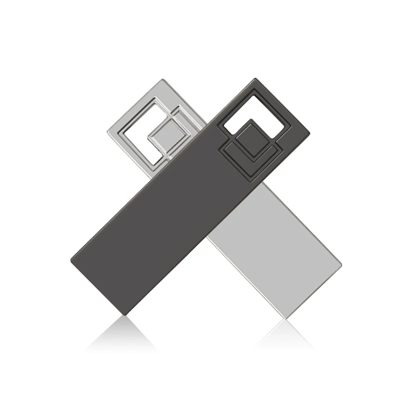 Модный USB флеш-накопитель, 4 ГБ, 8 ГБ, 16 ГБ, флеш-накопитель, 16 ГБ, 32 ГБ, 64 ГБ, флеш-накопитель, металлическая карта памяти, портативный u-диск, подарок с кольцом для ключей