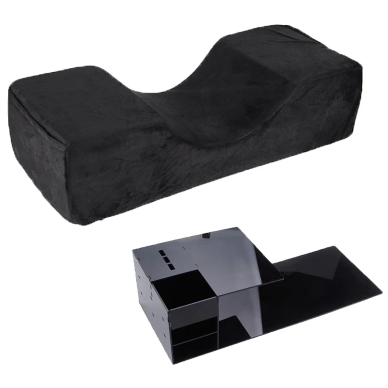 

Eyelash Extension Pillow Shelf Set Professional Neck Support Grafting Eyelash Cushion Organizer for Eyelash Extension