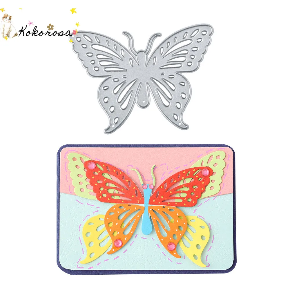 Кокороза бабочка штампы металла резки для DIY карт Скрапбукинг тиснение трафарет