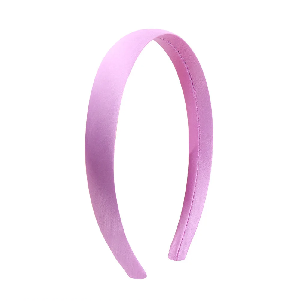 2 см однотонные Цвет плотная Haribands атласные головные ободки повязки для женщин