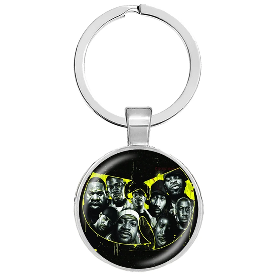 WU TANG CLAN брелки Нью-Йорк Хип-хоп рэп-группа ключи цепочки Ключи Кольца Ключ Hoder