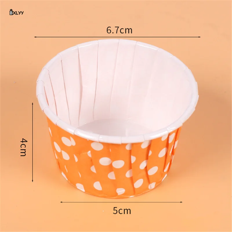 

Hot Baking Accessories 50pc High Temperature Resistant Muffin Cup High Temperature Resistant Paper Cup Baking Mold Cake Tool.85z