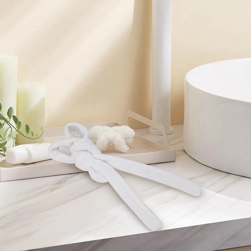 

4PCS Soft Headband Curly Hair Ribbon Curling Rope Flannel Braided Hair Rope DIY Hairdressing Rope Hair Styling Tools