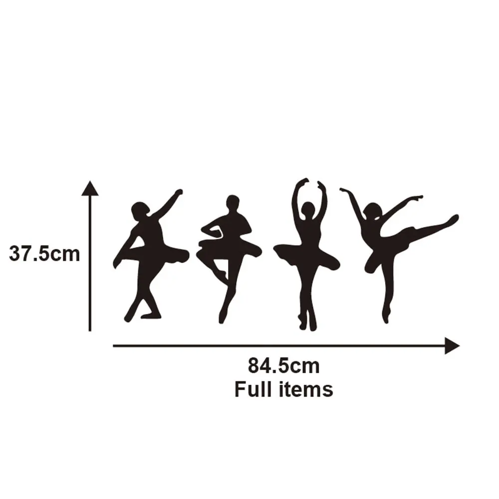 Наклейка для балетных девушек ПВХ домашний дизайн наклейка на стену балета