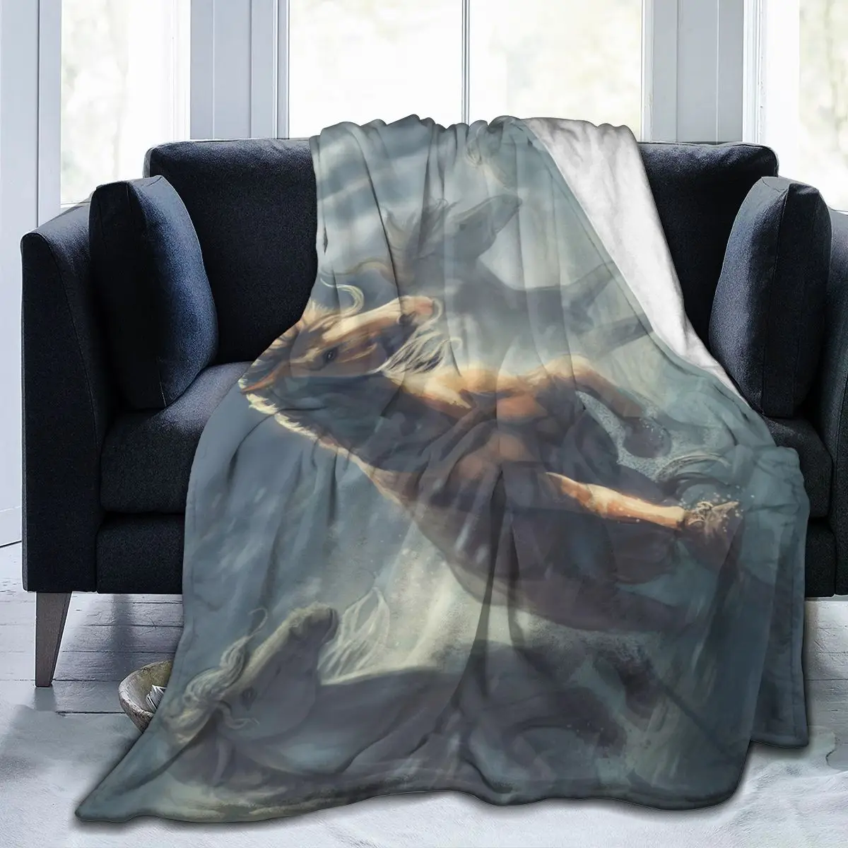 

Ultra Soft Sofa Blanket Cover Blanket Cartoon Cartoon Bedding Flannel plied Sofa Bedroom Decor for Children and Adults 24411