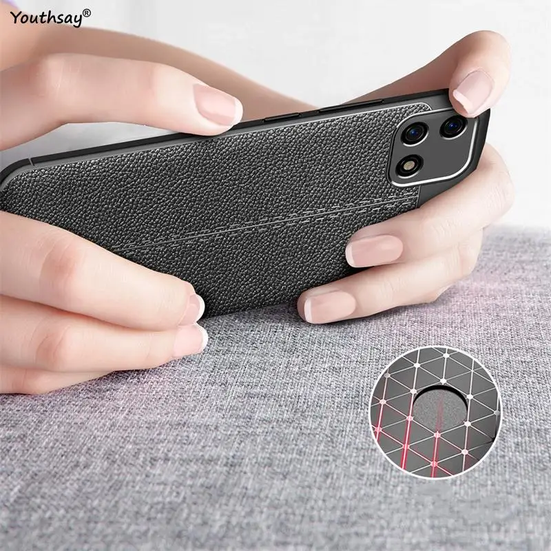 For OPPO A16k Cover Case For OPPO A16k A16 A15  Cover Shockproof TPU Soft Leather Style Phone Coque Fundas Bumper For OPPO A16K