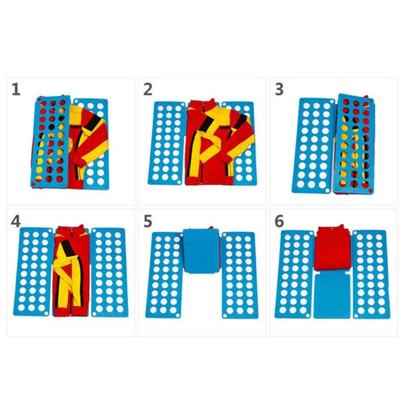 

Adult Kids Magic Clothes Folder T Shirts Jumpers Organizer Fold Save Time Quick Clothes Folding Board Clothes Holder Tool
