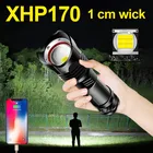 Самый мощный светодиодный фонарь XHP170, перезаряжаемый от USB 18650, светодиодный фонарь xhp90 p70, Рабочий фонарь, уличное освещение, охотничий фонарь a