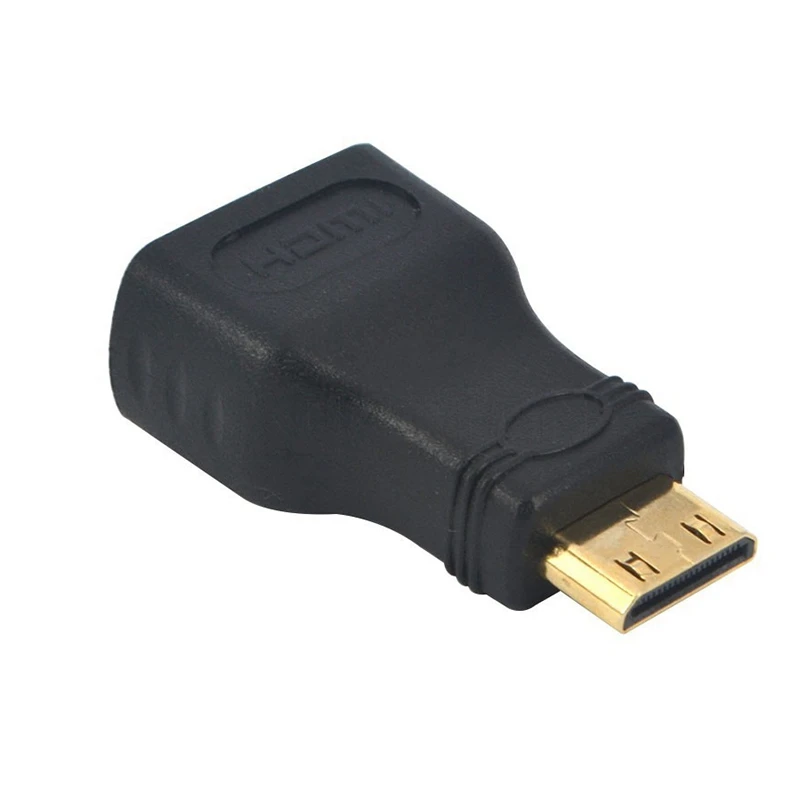 5 шт. мини HDMI адаптер позолоченный 1080P HDM мини-разъём папа Женский