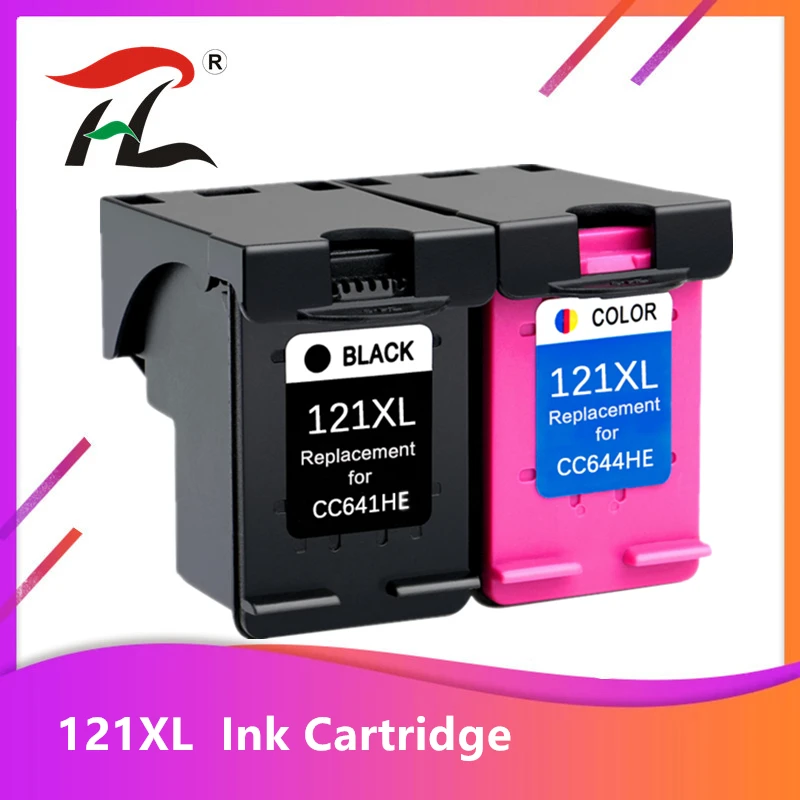 Совместимый сменный чернильный картридж 121XL для HP 121 принтера Deskjet D2563 F4283 F2423 F2483