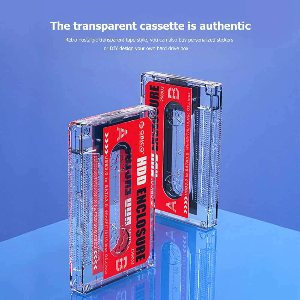 Корпус жесткого диска ORICO 2 5 дюйма Прозрачный чехол для HDD SSD USB 3 0 на SATA Поддержка