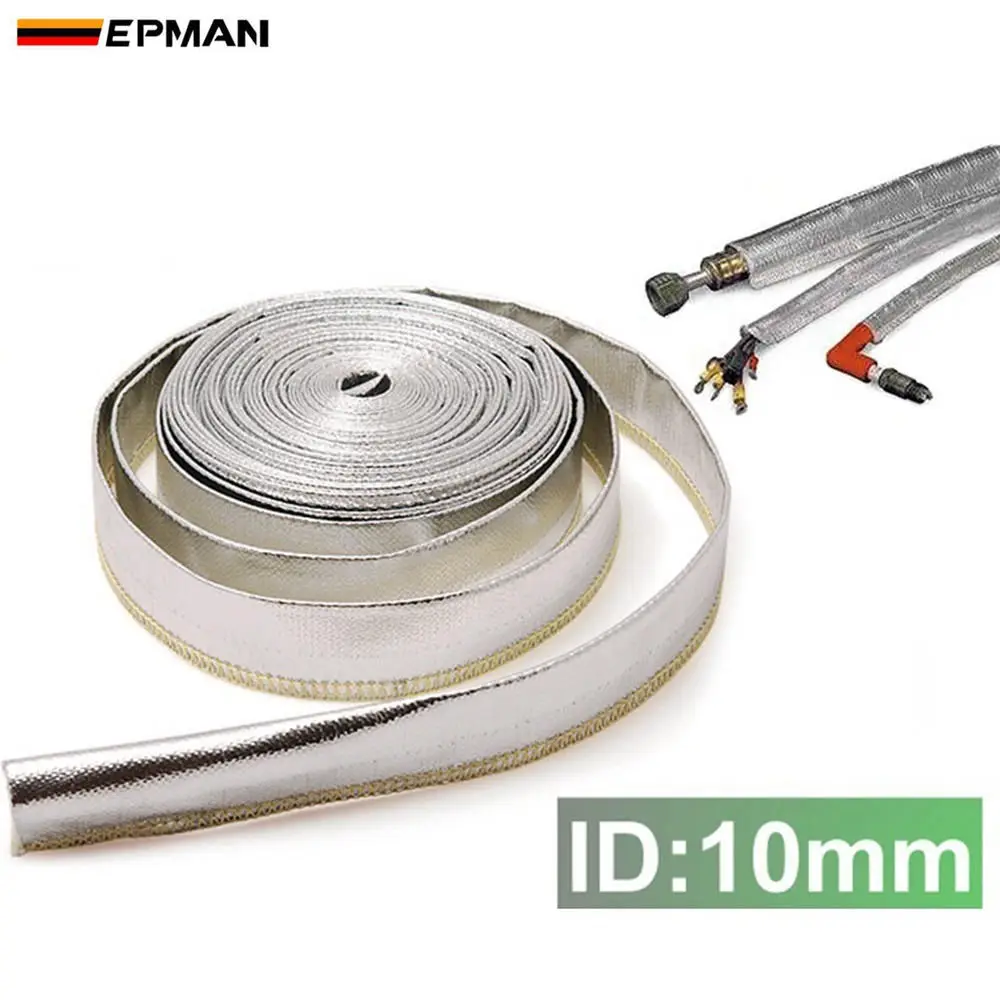 Heat Shield Sleeve Insulated Wire Hose Cover Wrap Loom Tube 10mm*10meter for honda For Toyota Camry 07-10 HU-WR100GZ |