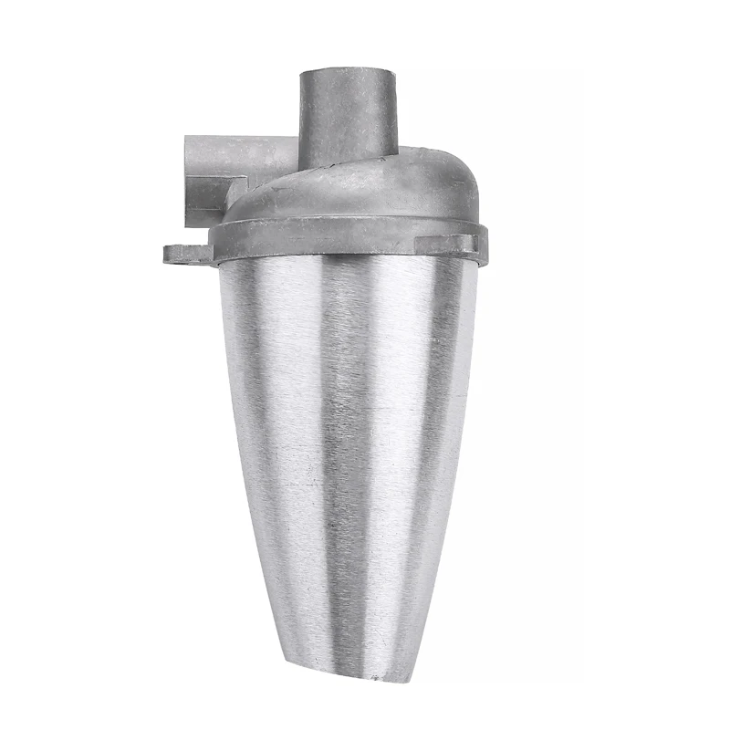Серебряный циклонный пылеуловитель алюминиевый пылевой фильтр сепаратор пыли