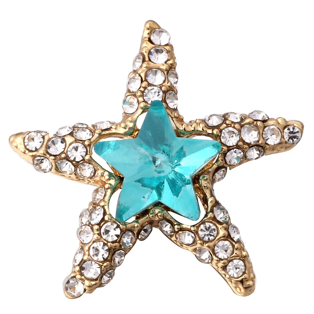 10 шт./лот новые золотые 12 мм оснастки ювелирные изделия Большой синий сон звезда