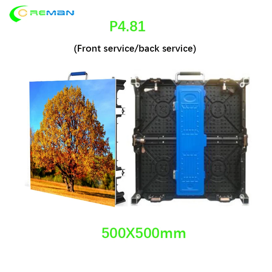 Светодиодный экран модуль светодиодный дисплей Панель p4.81 Крытый 250x250 мм полный