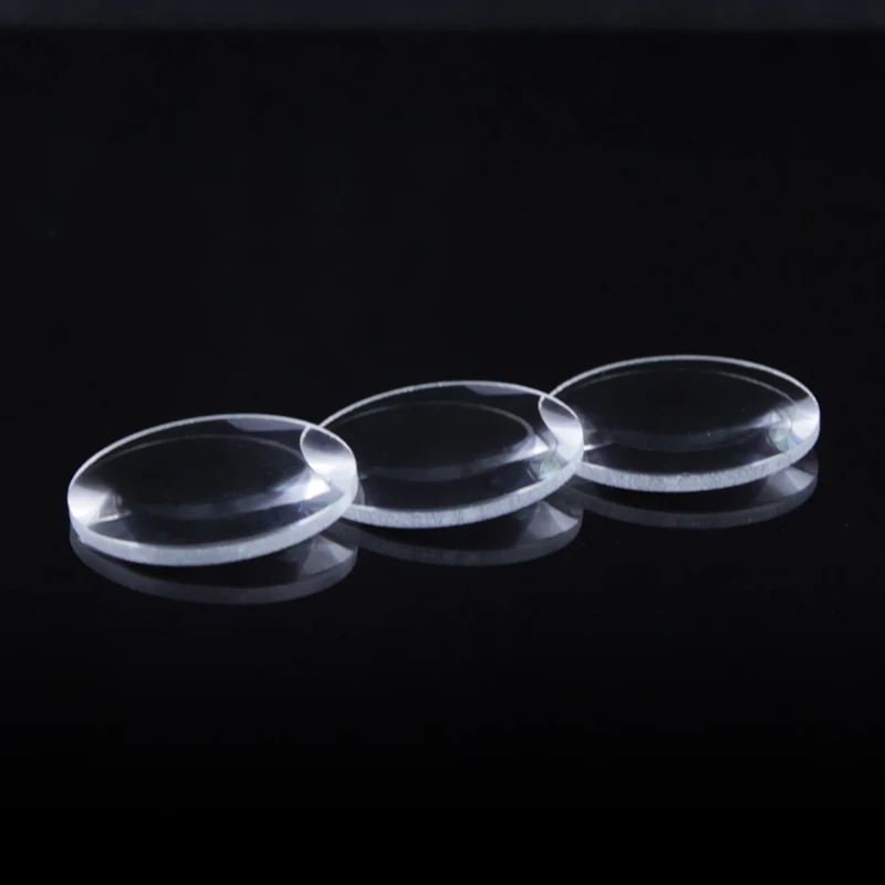 Оптическая двойная выпуклая линза диаметром 40 мм фокусное расстояние 100 K9