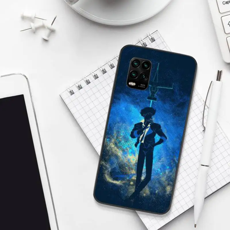 

Black Soft Silicone Cowboy Bebop Phone Case For Xiaomi 8 9 Se 10 10pro Note 2 3 10 MIX2 S MAX2 3 F1 5X