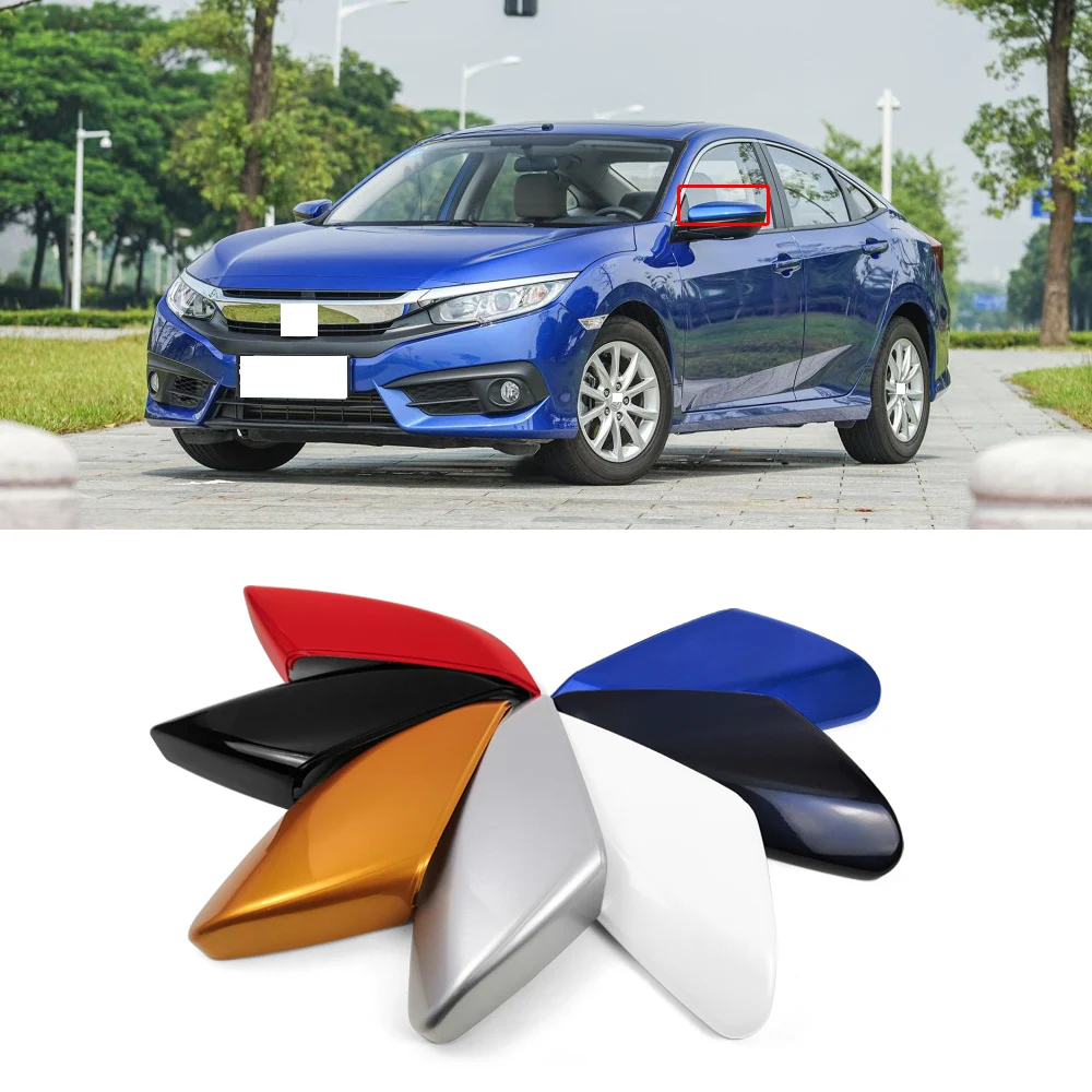 Крышка QX для зеркала заднего вида Honda Civic 2016 2017 крышка бокового декоративная