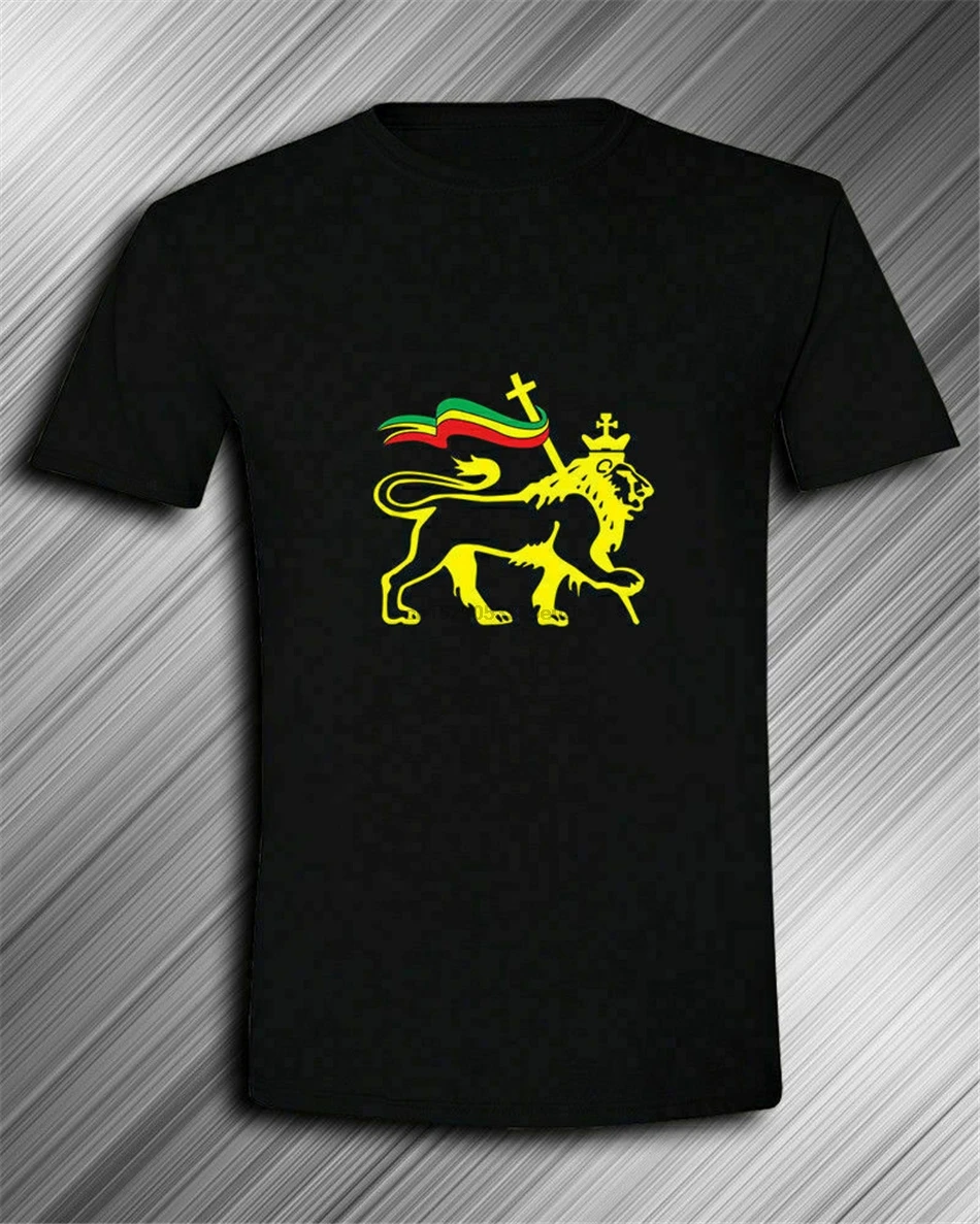 S-3Xl Винтажная футболка с изображением Льва Иуды Африки расты сильного льва