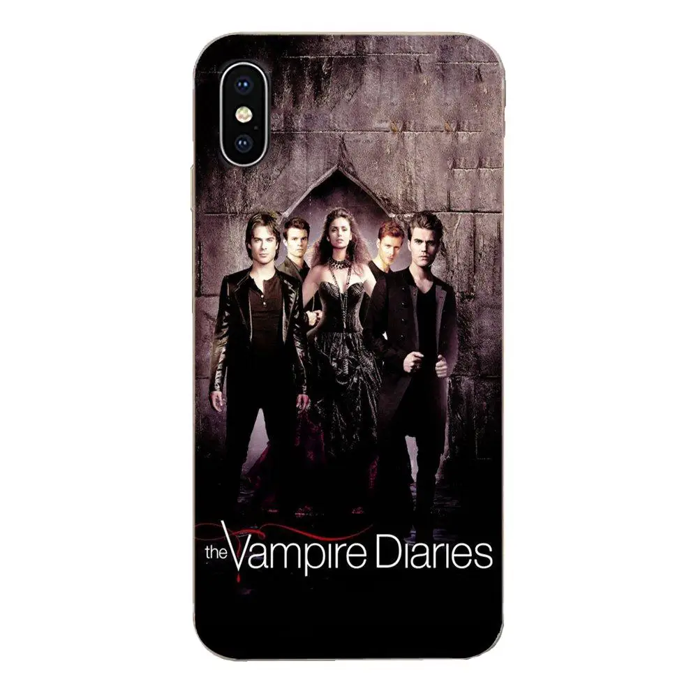 For Galaxy Grand A3 A5 A7 A8 A9 A9S On5 On7 Plus Pro Star 2015 2016 2017 2018 TPU Bags Cases The Vampire Diaries | Мобильные