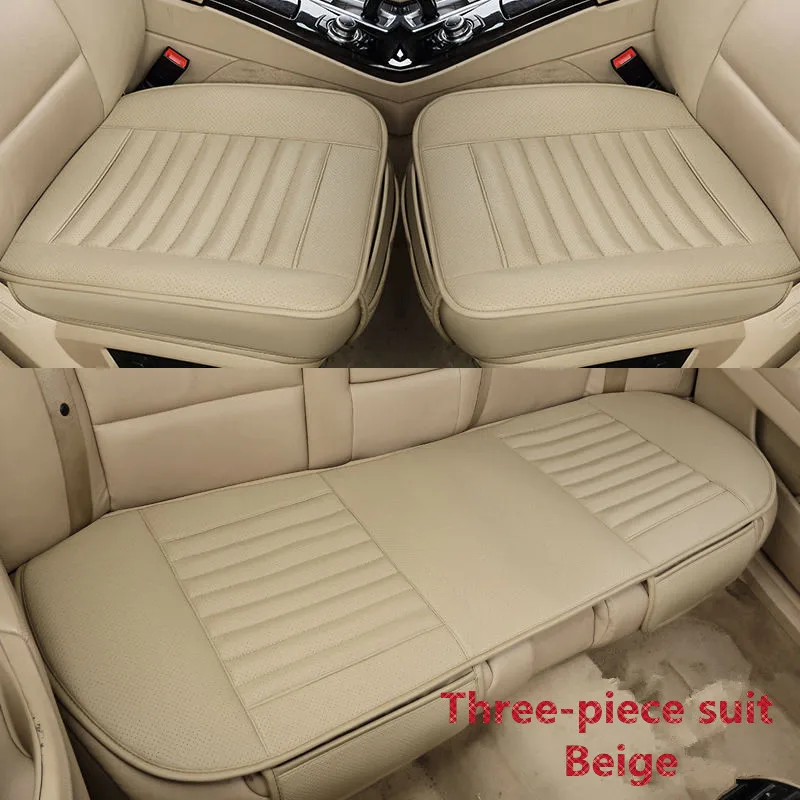 

Leather Car Seat Cushion Automobile Seat Cover Five-seater Car Chair Covers Front Rear Protective Case