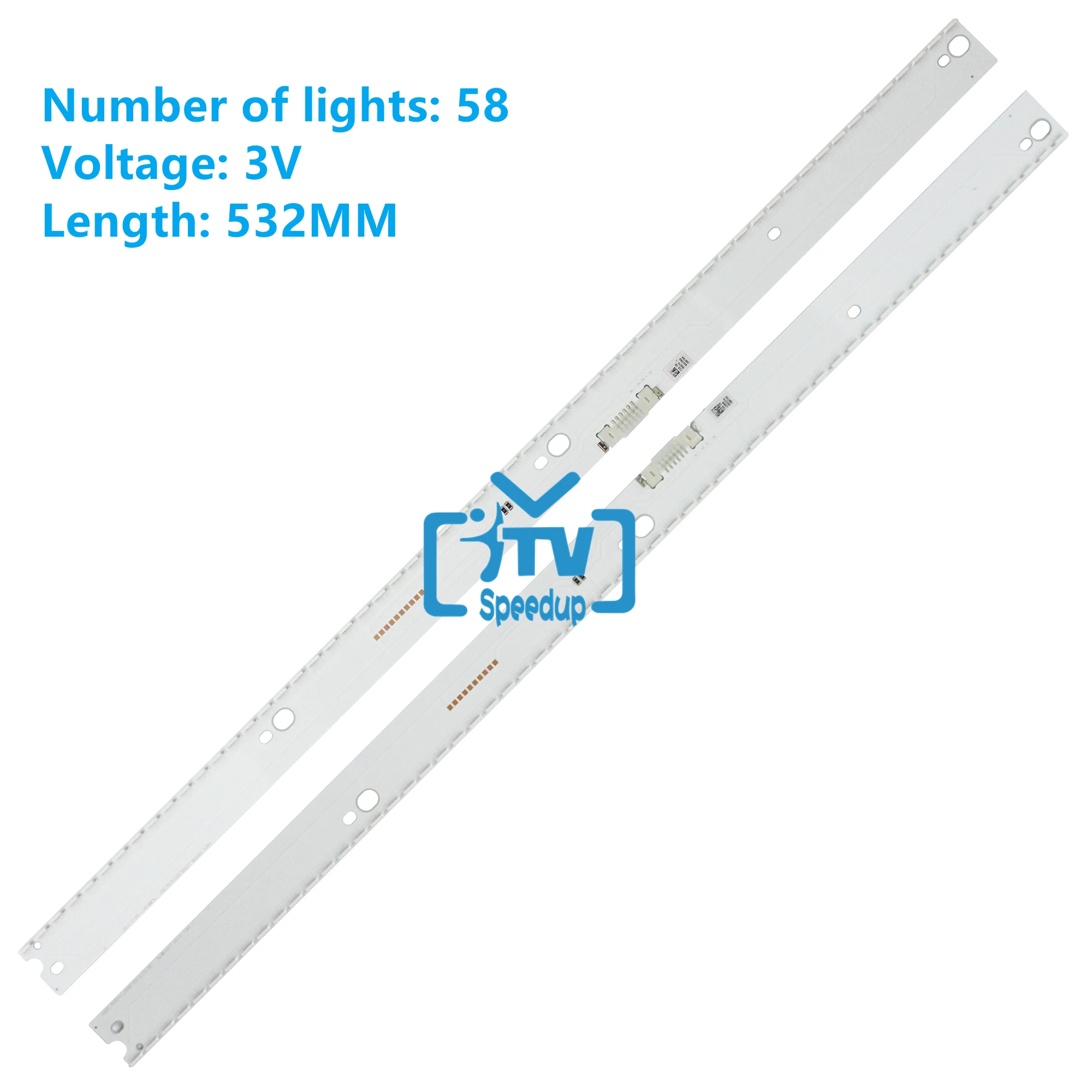 

5 комплектов = 10 шт. светодиодных лент для подсветки для Samsung UE49KU6500 UN49KU6400 UE49MU6500 BN96-39673A 39674A BN96-39671A 39672A 39882A 39880A