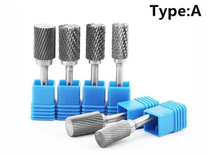 Jrealmer 1 шт. цилиндрический 6 мм хвостовик, цилиндрические вращающиеся заусенцы из карбида вольфрама, фреза, роторный инструмент, заусенец, роторный дремель