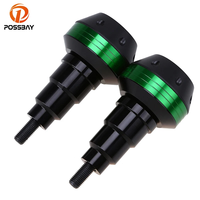 POSSBAY зеленые мотоциклетные противоклейкие слайдеры рамы с ЧПУ защита для Honda CBR600RR