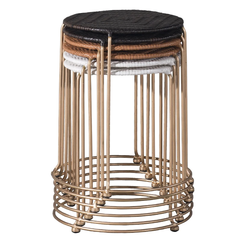 Толстый секционный ручной Штабелируемый стул для обеденного стола круглый