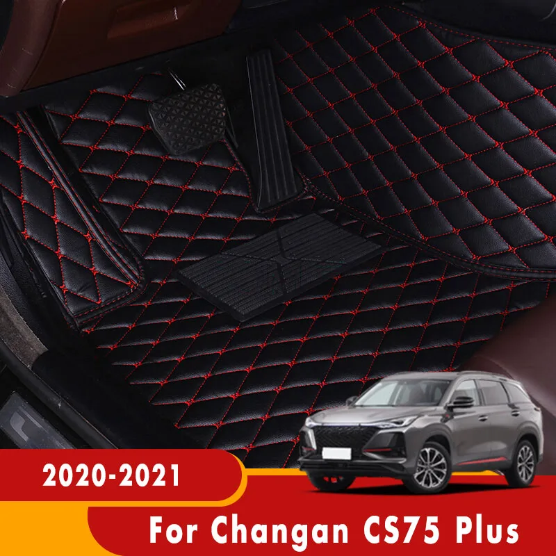 

Ковры для Changan CS75 Plus 2020 2021 пользовательские 3D Автомобильные Коврики аксессуары для интерьеров водонепроницаемые автомобильные коврики для еды