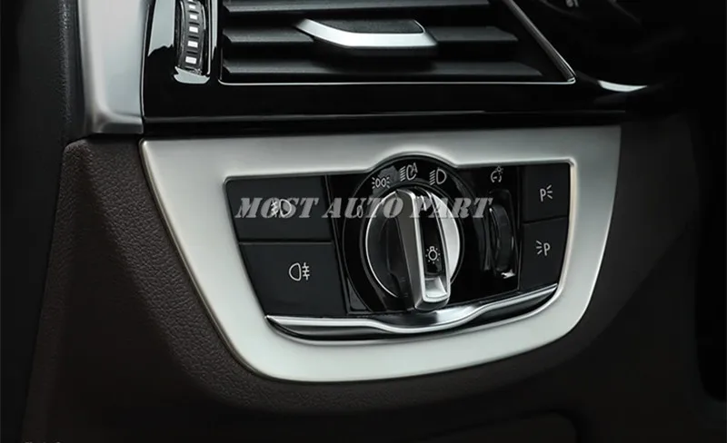 Внутренняя накладка на кнопку переключателя фары для BMW X3 X4 G01 G02 2018-2021 украшение