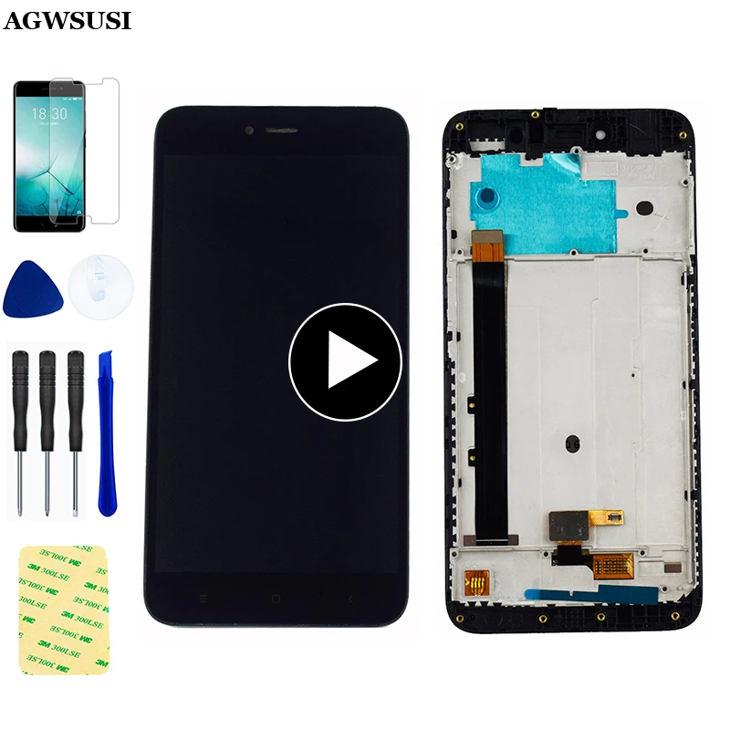 ЖК дисплей для Xiaomi Redmi Note 5A Prime сенсорный экран дигитайзер сенсорная панель