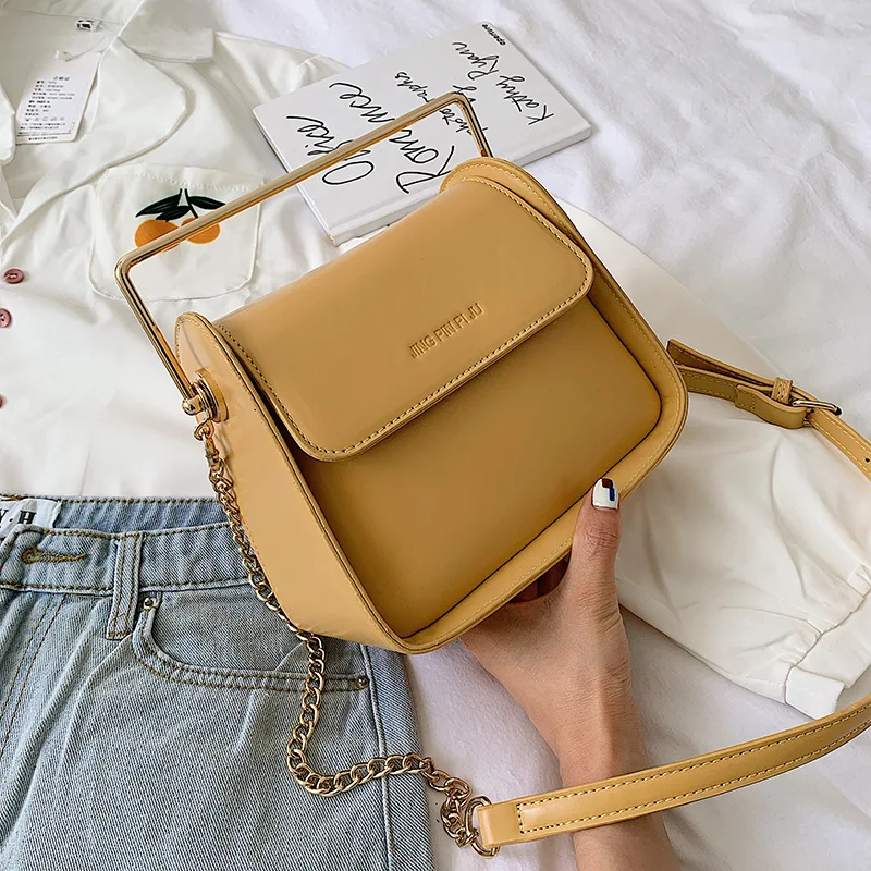 JIULIN Лето 2019 ниша седло мешок металлический бар портативный натянутый Ретро ins