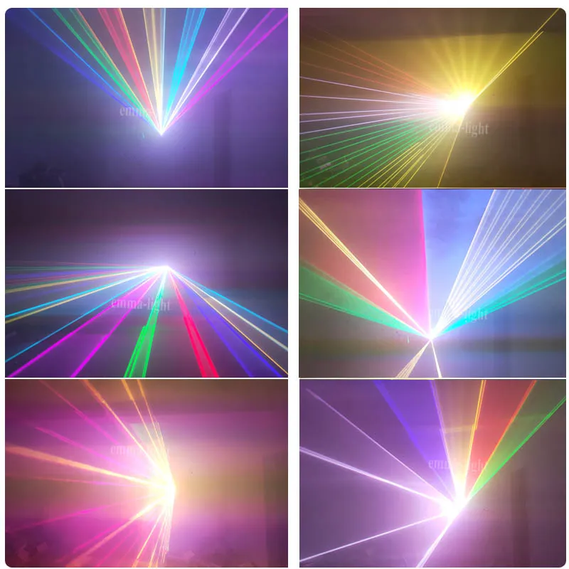 5000MW 5.5w Red Green Blue RGB multi color ilda dmx Laser Beam animation Scan DJ disco Party stage Decor lazer Light | Освещение