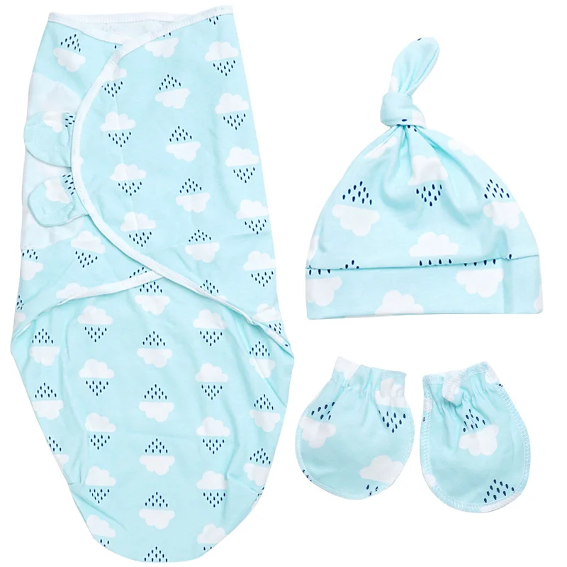 rain size s 3 шт./партия, дропшиппинг, пеленка одеяла для младенцев, пеленка одеяла, конверт для новорожденных, марлевый подгузник, милый спальный мешок, аксессуары для коляски - Цвет: rain size s