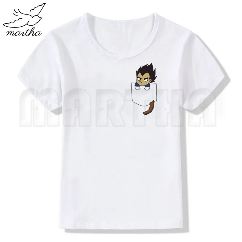 Белая футболка для маленьких девочек с рисунком аниме Марио единорога Драго бала