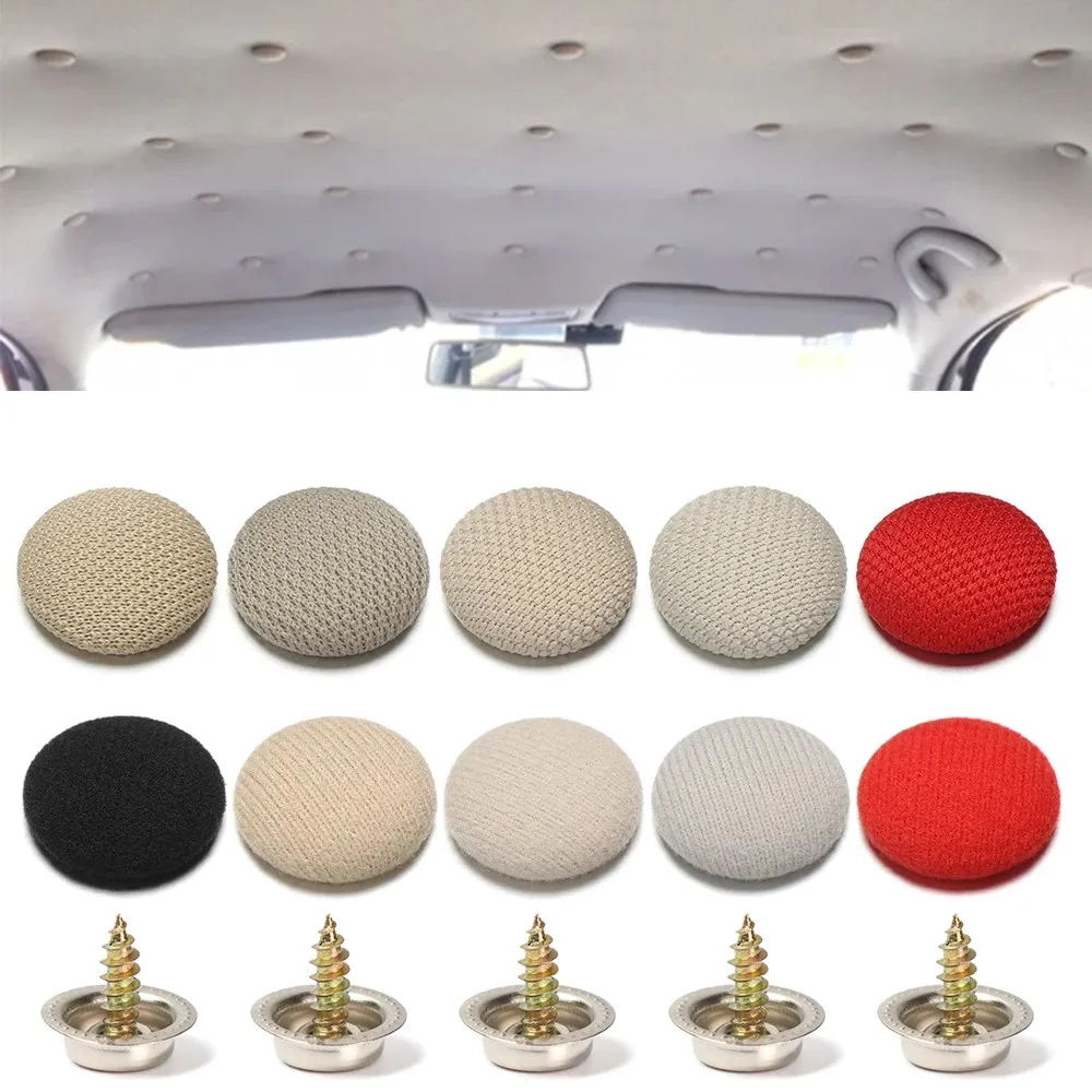 30 шт. универсальные автомобильные пряжки на крышу накладки потолок ткань для