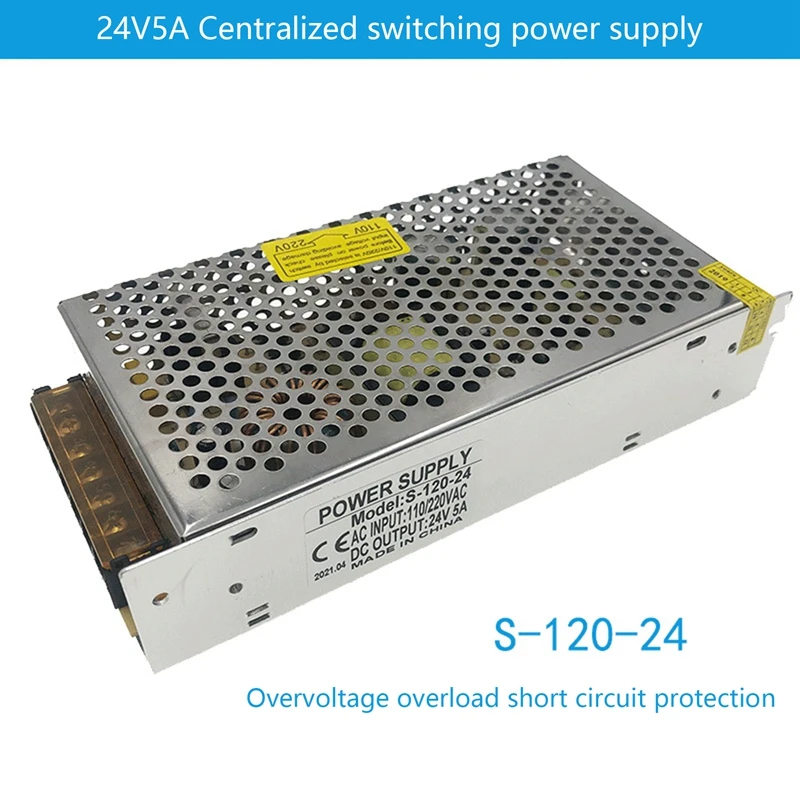 

24V 5A LED Transformer Switch 120W Power Adapter Power Supply Switch LED Strip Switch Driver for LED CCTV
