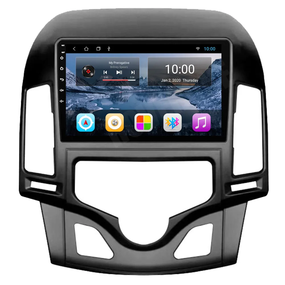 RoverOne для Hyundai I30 2006 2011 Android 9 0 2.5D IPS сенсорный экран мультимедиа Стайлинг автомобиля